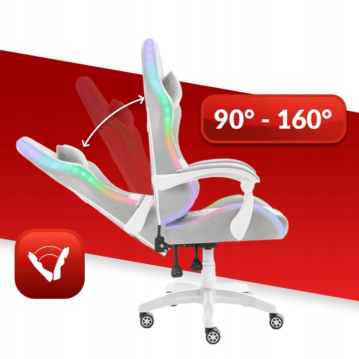 FOTEL GAMINGOWY DLA GRACZA BIUROWY HELL'S