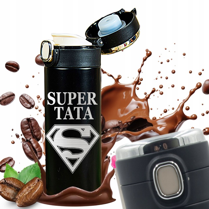 TERMOS KUBEK TERMICZNY na PREZENT dla NIEGO Taty Faceta Brata NIEJ