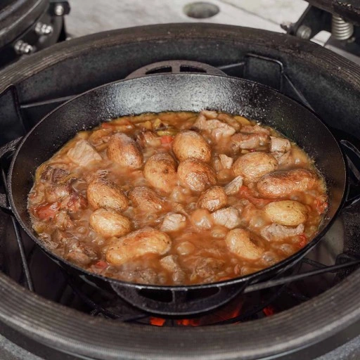 Kazan żeliwny z pokrywką 28,2 x 32 x 11,5 cm Santos 901317