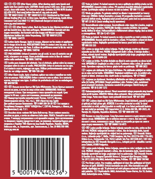 Old Spice Whitewater 100 ml woda po goleniu