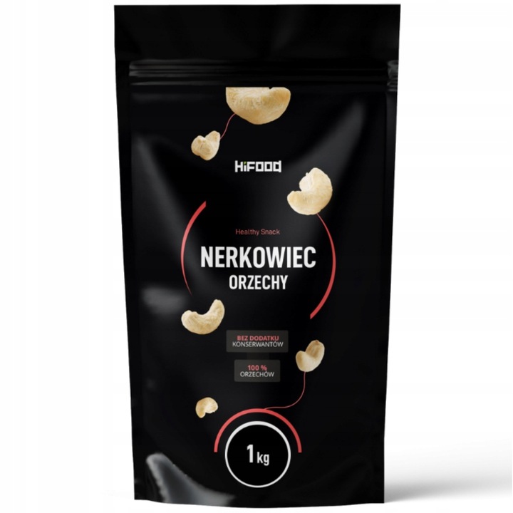 ORZECHY NERKOWCA CAŁE 1kg HiFOOD PREMIUM NERKOWCE