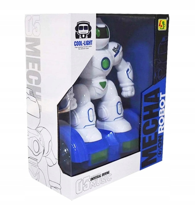 ROBOT TAŃCZĄCY KOSMITA NA BATERIE ŚWIATŁO DŹWIĘK