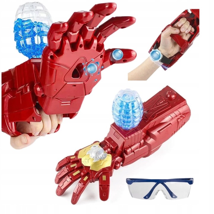 PISTOLET AUTOMATYCZNY NA KULKI ŻELOWE WODNE KARABIN DUŻY GUN IRON MAN