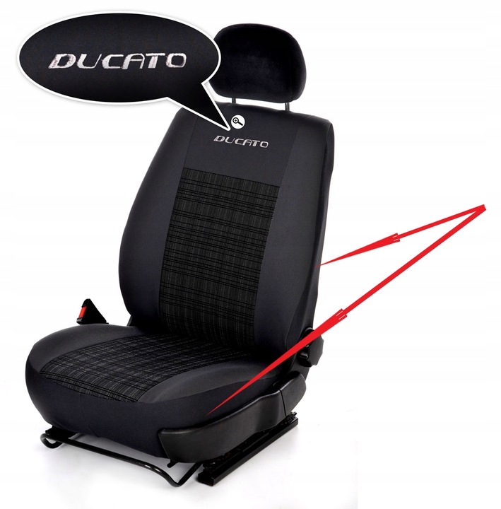 Pokrowce FIAT DUCATO PEUGEOT BOXER JUMPER od 2006+