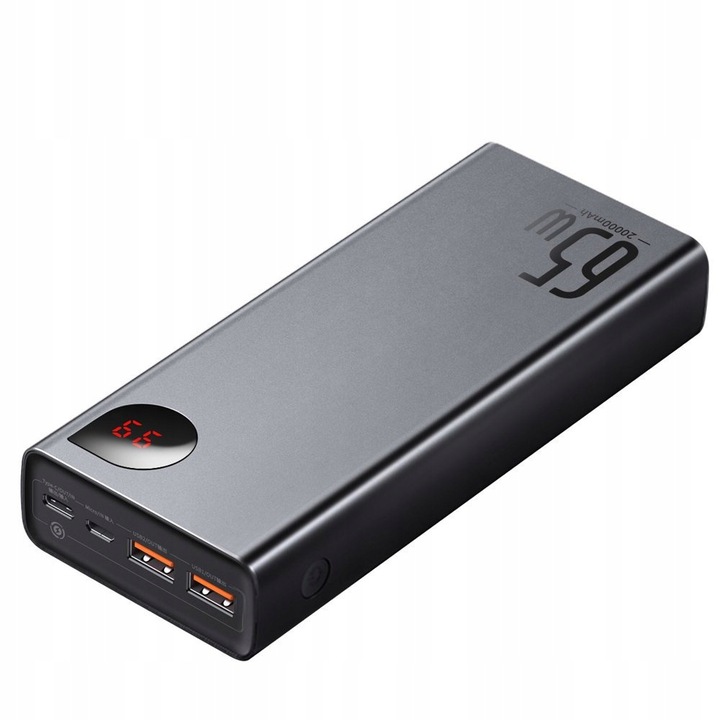 BASEUS POWERBANK 2x USB USB C micro USB 20000mAh 65W QC4.0 PD POWER BANK