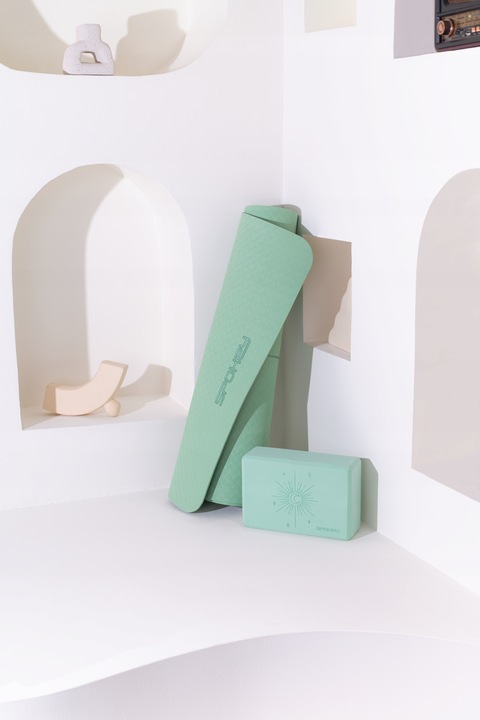 Zestaw 2 kostek do jogi Spokey ASURA klocek blok do ćwiczeń