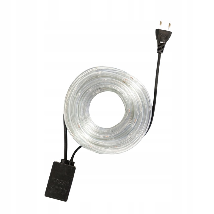MOCNY WĄŻ ŚWIETLNY ZEWNĘTRZNY WEW LAMPKI CHOINKOWE 480 LED 20m BIAŁY ZIMNY