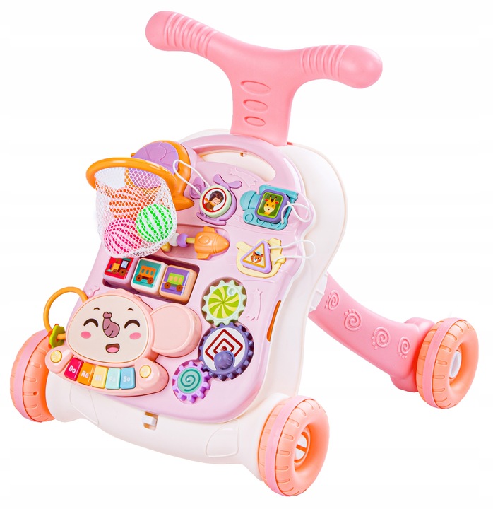 CHODZIK PCHACZ INTERAKTYWNY STOLIK EDUKACYJNY Jeździk Grający DLA DZIECI