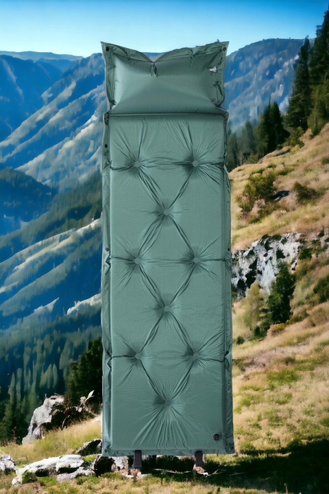 MATA SAMOPOMPUJĄCA Z PODUSZKĄ SPORTVIDA MATERAC KARIMATA TURYSTYCZNA