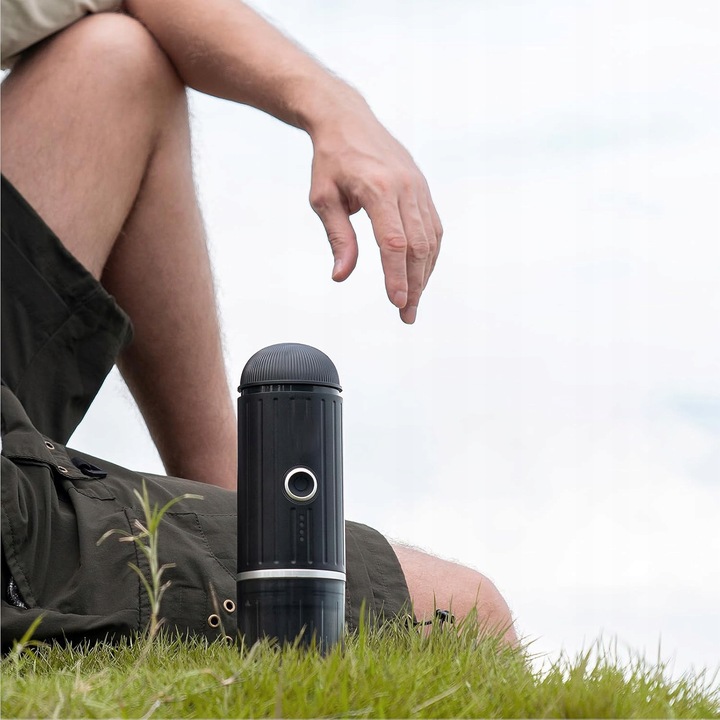 Automatyczny ekspres do kawy espresso Przenośny ekspres do kawy czarny