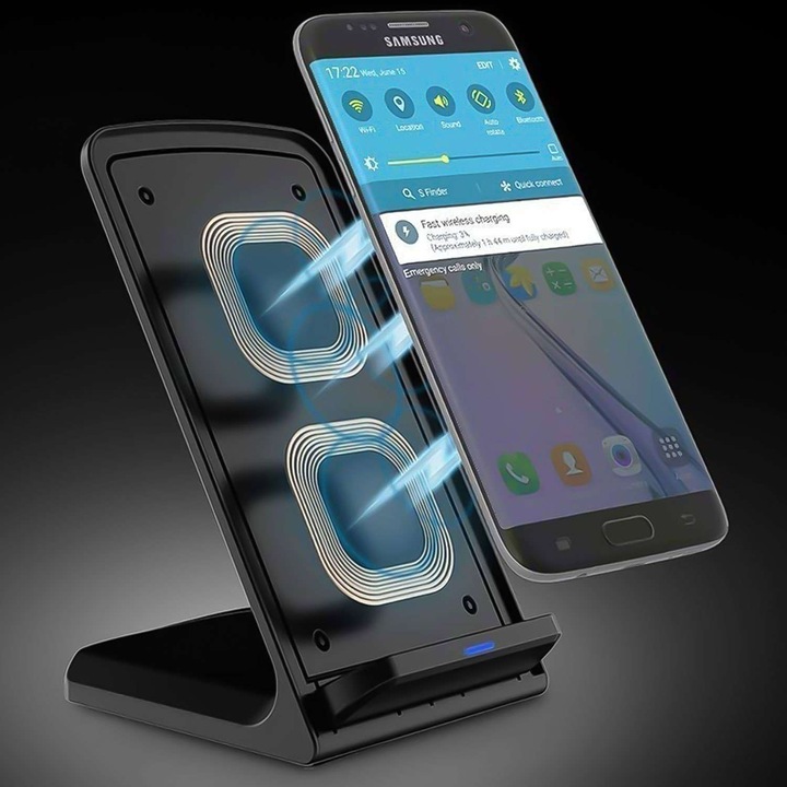 ŁADOWARKA INDUKCYJNA 15W QI SZYBKA DO SAMSUNG GALAXY S24 S23 S22 S21 ULTRA