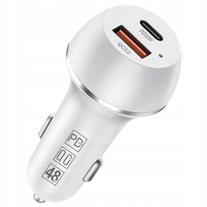 Ładowarka gniazdo USB+USB-C