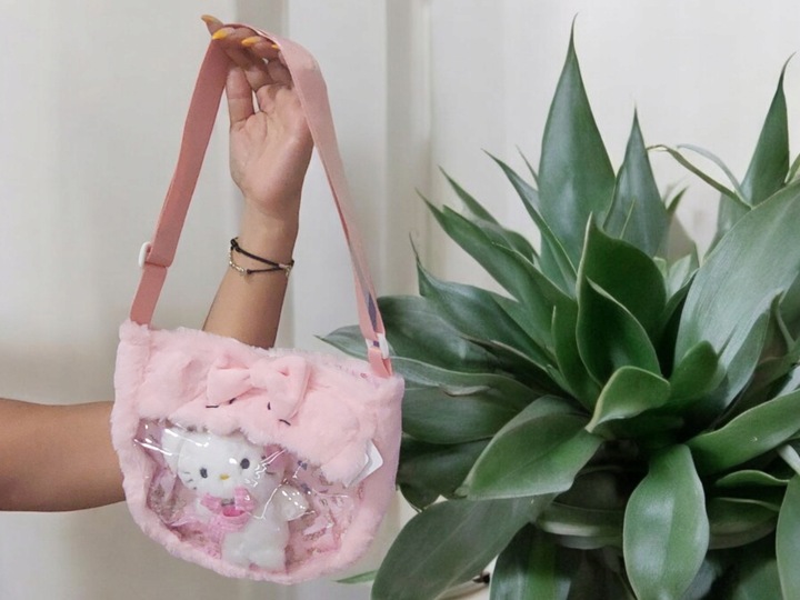 Torebka z Uroczym breloczkiem pluszowym Hello Kitty DZIECIĘCA MŁODZIEŻOWA