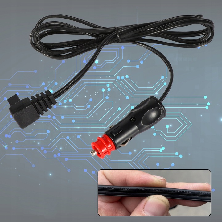 PRZEWÓD KABEL ZASILAJĄCY DO LODÓWKI TURYSTYCZNEJ WAECO DOMETIC 2M 12/24V