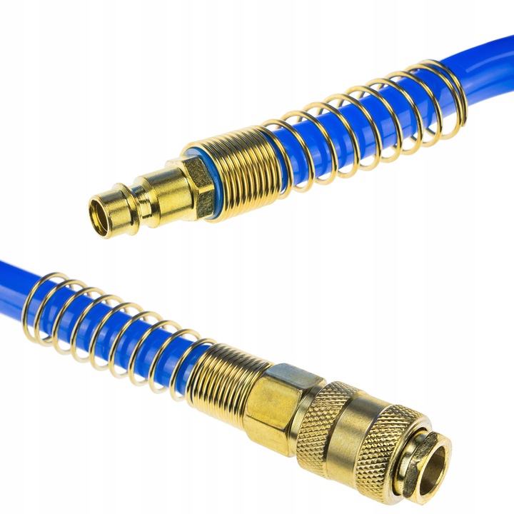 WĄŻ PRZEWÓD SPIRALNY PNEUMATYCZNY POLIURETANOWY 14x10 mm 15 m SP-PU STIX