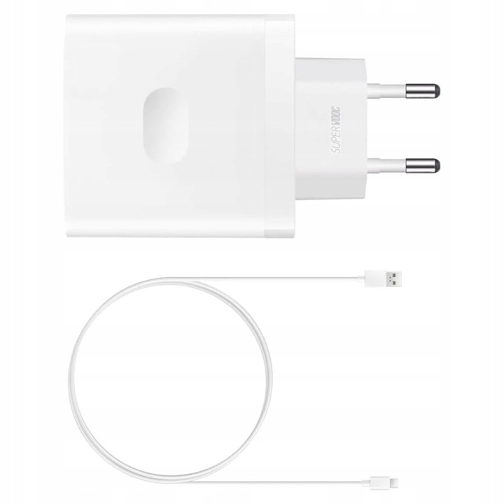Ładowarka sieciowa 65W Oppo SUPERVOOC + kabel USB typ C ORYGINALNA