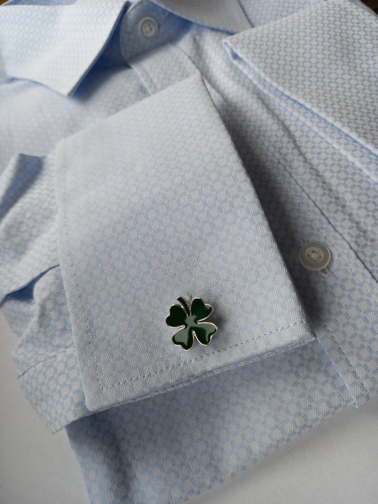 Spinki do mankietów EXC Koniczynka dla Maturzysty