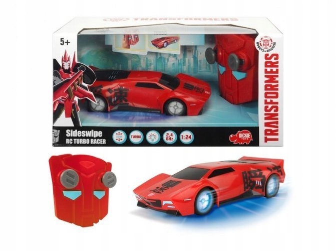 TRANSFORMERS RC TURBO SIDESWIPE DICKIE TOYS