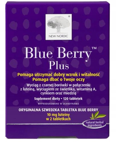 Blue Berry Plus, 120 tabletek