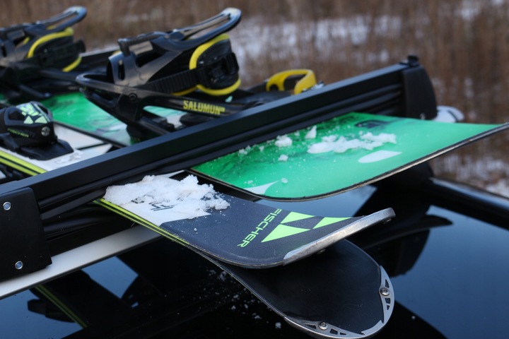 Uchwyt narciarski BAGAŻNIK NA NARTY Ski Lock 3 black 3 par nart 2 deski