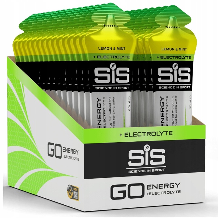 SIS ŻEL ENERGETYCZNY + ELECTROLYTE 10x60ml Cytryna