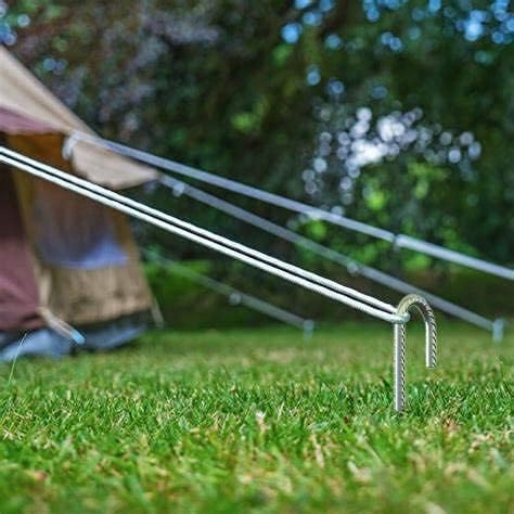 OGROMNE STALOWE KOTWY SZPILKI Paliki gruntowe DO NAMIOTÓW TRAMPOLINY 376