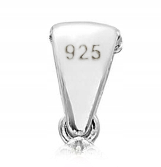 NASZYNIK SREBRNY ŁAŃCUSZEK Z CZERWONYM GRANATEM