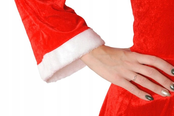 KOSTIUM PANI MIKOŁAJOWA MIKOŁAJKA ŚNIEŻYNKA