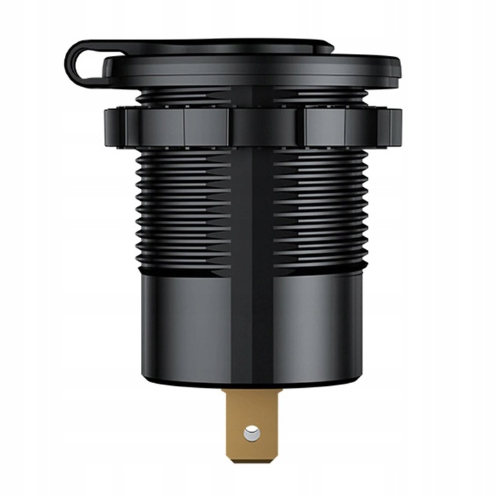 WOLTOMIERZ SAMOCHODOWY ŁADOWARKA USB QUICK CHARGE 3.0 USB USB-C 5V 3A