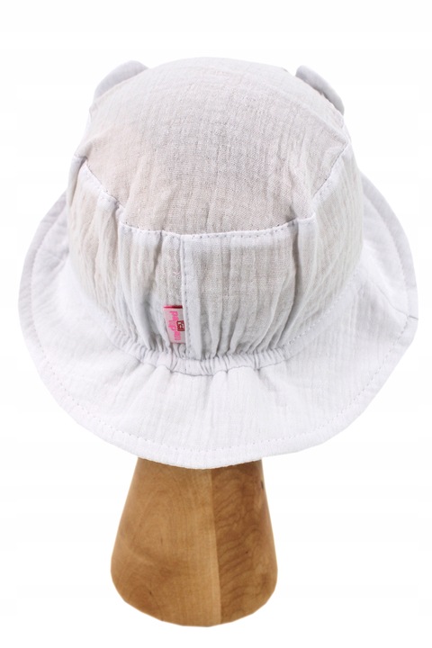 KAPELUSZ DLA DZIEWCZYNKI LETNI SŁONECZNY KAPELUSZ DZIECIĘCY BAWEŁNA MUŚLIN