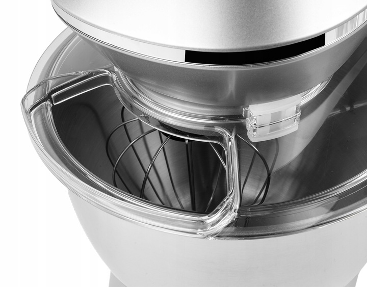 ROBOT KUCHENNY MIKSER PLANETARNY ZESTAW WIELOFUNKCYJNY SREBRNY 6,5L 2000W