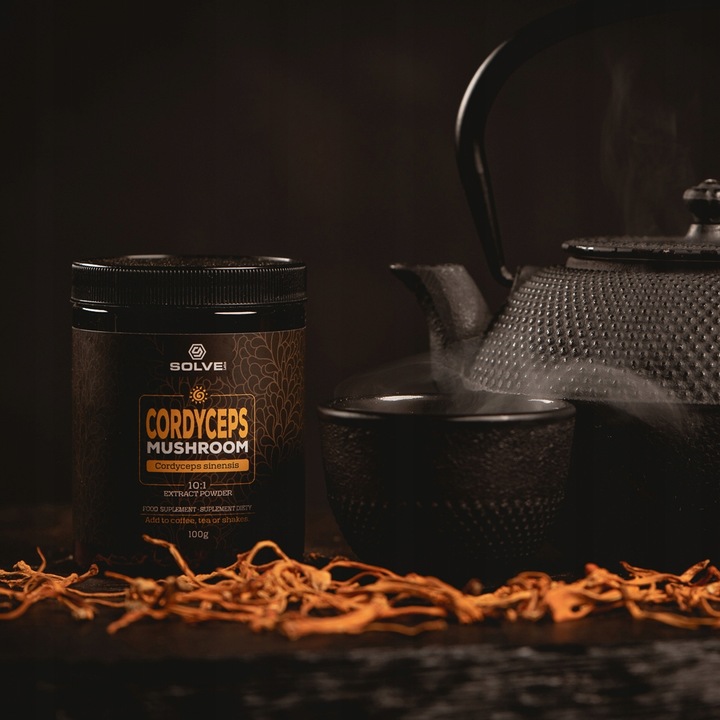 CORDYCEPS SINENSIS 10:1 EKSTRAKT 100G SOLVE LABS