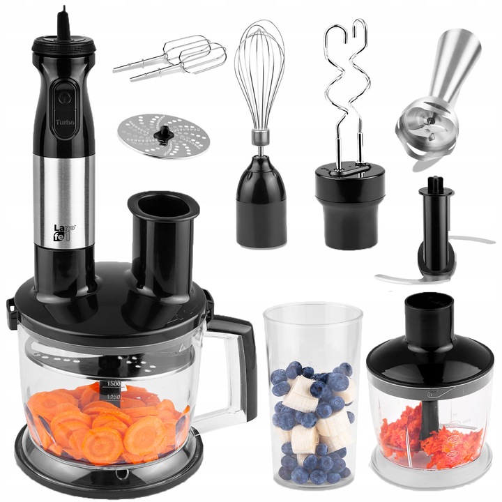 BLENDER RĘCZNY MIKSER TURBO ROBOT MALAKSER WIELOFUNKCYJNY 10w1 2 TARCZE