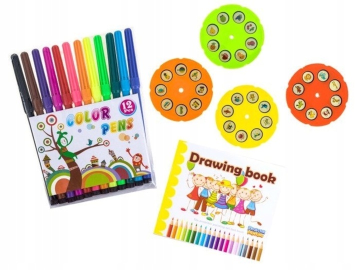 PROJEKTOR RZUTNIK DO RYSOWANIA LAMPKA 32 SLAJDY