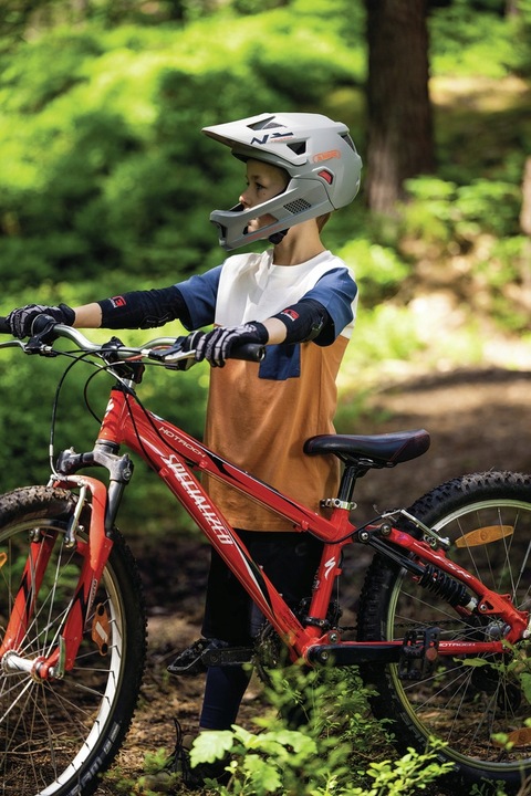 Kask rowerowy dziecięcy full face ABUS YouDrop FF midnight blue S 48-55 cm