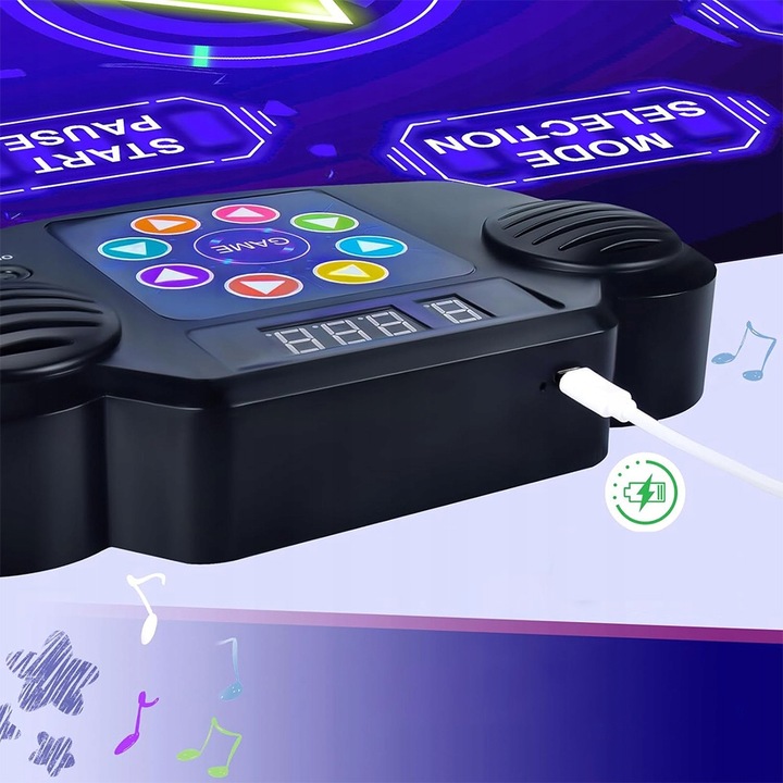 MATA DO TAŃCZENIA MUZYCZNA DLA DZIECI FUNKCJA BLUETOOTH ANTYPOŚLIZGOWY