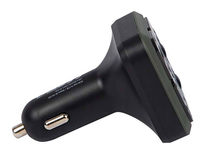 TRANSMITER SAMOCHODOWY BLUETOOTH 5.3 FM RGB ŁADOWARKA PD 20W QC 3.0 USB-C