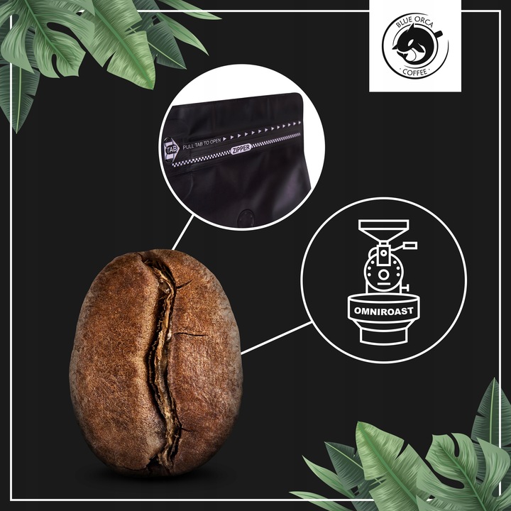 Kawa ziarnista 1kg x3 do ekspresu z Palarni Świeżo Palona Blue Orca Coffee