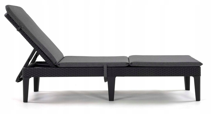 Poduszka na leżak JAIPUR GREY Melange S-02A