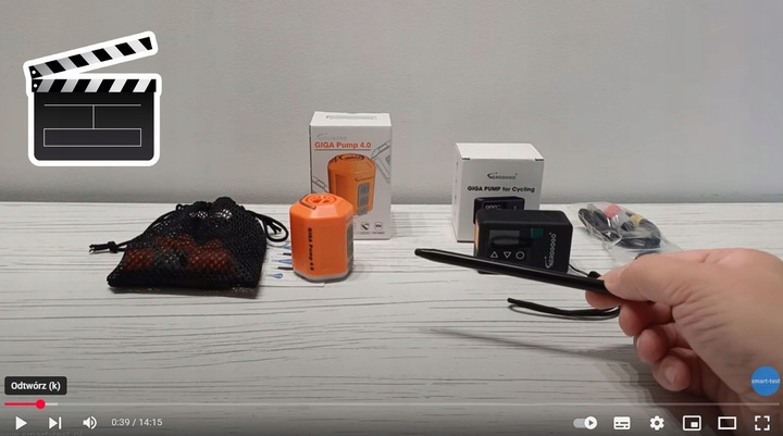 GIGA PUMP 4.0 POMPKA DO MATERCA Z LAMPKĄ 3W1 USB-C