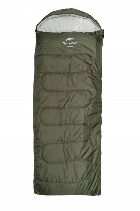 Śpiwór turystyczny Naturehike Y150L NH21MSD08 Green lewy