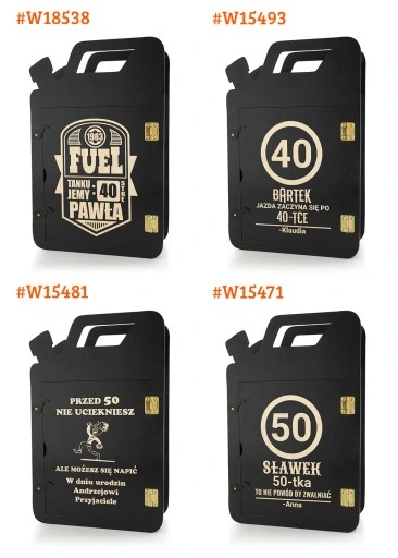 KANISTER BAREK PREZENT NA 18 30 40 50 URODZINY