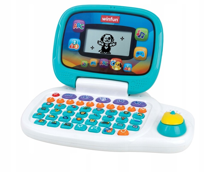 WINFUN LAPTOP DWUJEZYCZNY Edukacyjny interaktywny WINFUN