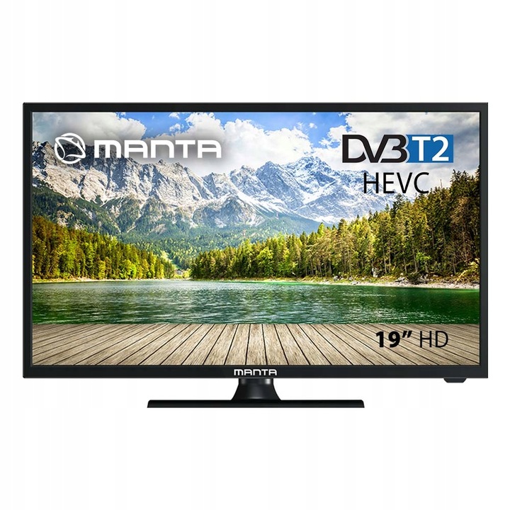 Telewizor MANTA 19LHN123D 19" HDR DVB-T2 LED