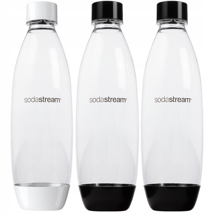 SATURATOR DO WODY SODASTREAM TERRA BIAŁY 3 BUTELKI + CYLINDER + 6 NAPOJÓW