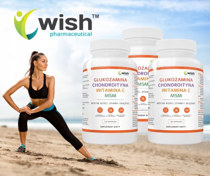 GLUKOZAMINA CHONDROITYNA MSM WITAMINA C Stawy 360k