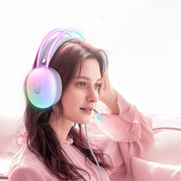 ONIKUMA X25 SŁUCHAWKI GAMINGOWE NAUSZNE PRZEWODOWE Z MIKROFONEM DO PC RGB