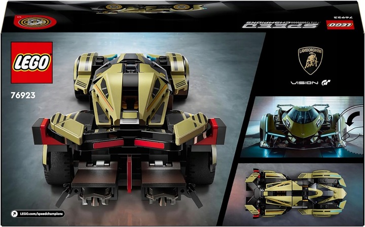 LEGO SPEED Champions Luksusowe Lamborghini Lambo V12 Vision GT 76923 torba