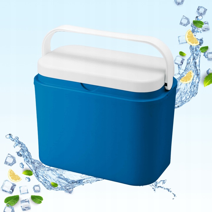 LODÓWKA TURYSTYCZNA 10L na WKŁADY MROŻĄCE do auta KAMPERA łodzi piknik