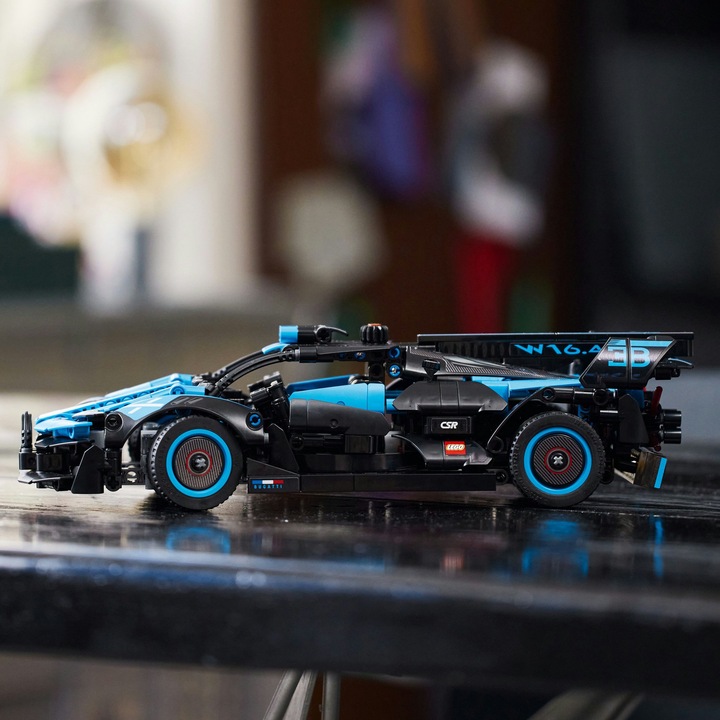 LEGO Technic Model Samochód Wyścigowy Auto Bugatti Bolide Agile Blue 42162